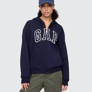 Relaxed Gap Logo Zip Hoodie - Size XXL
